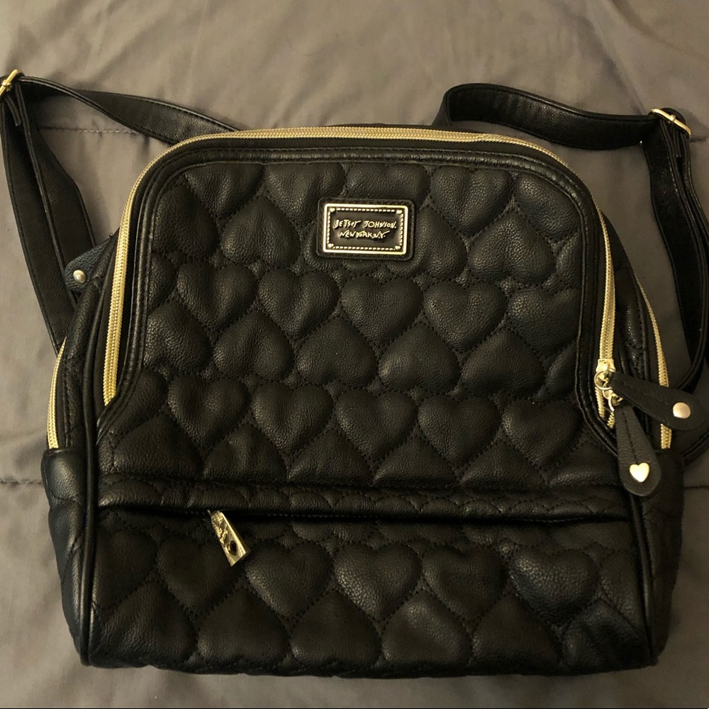 Betsey Johnson backpack purse